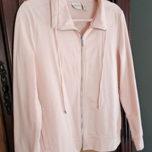 Women's Pink Zip-Up Jacket